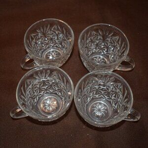 4 - Arlington Punch Cups by Anchor Hocking